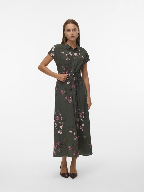 Vero Moda VMNEWHALLIE LONG TIE DRESS