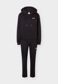 Puma METALLIC HOODED STANDARD SUIT - Tracksuit - black