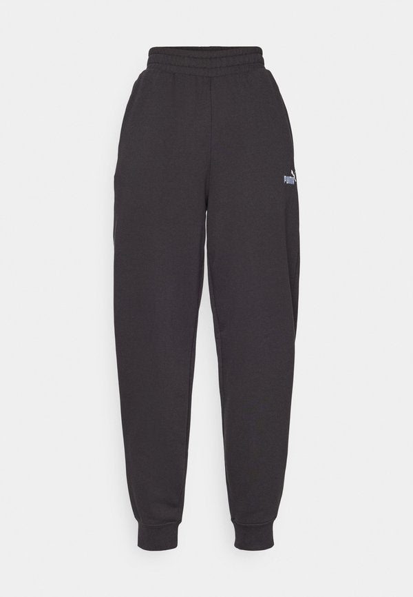 Puma SMALL LOGO COMFORT HIGH WAIST SWEATPANTS - Tracksuit bottoms - black