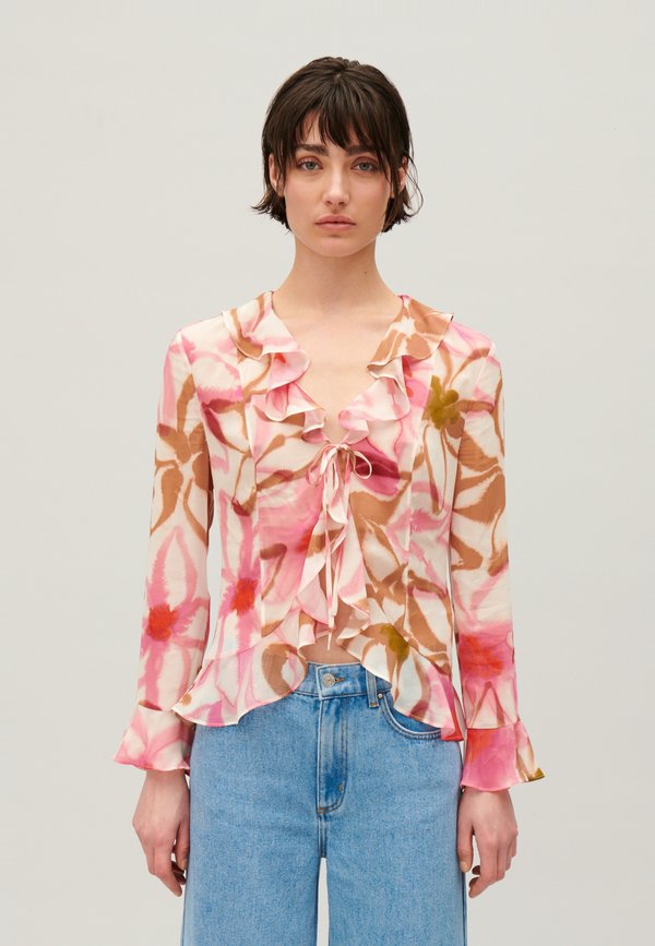 Claudie Pierlot IMPRIMÉ AQUARELLE