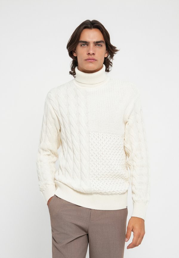 TOM TAILOR DENIM RELAXED CABLE ROLL NECK