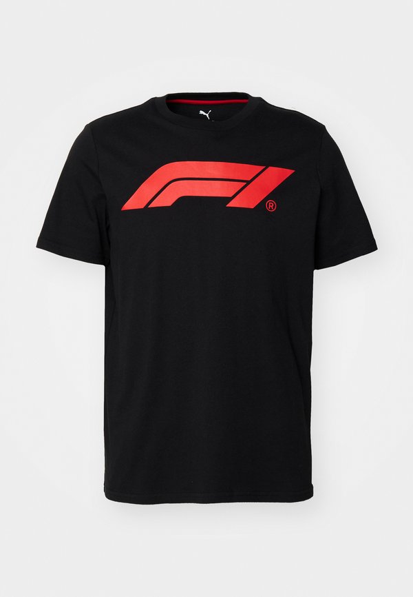 Puma F1 ESS LOGO TEE 180G - Print T-shirt - black
