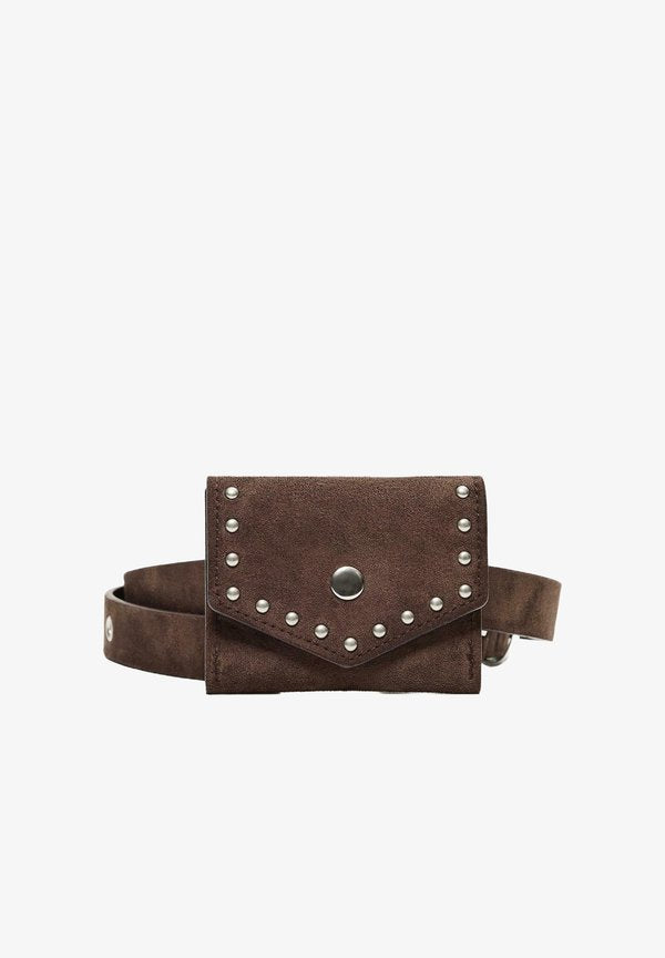 Bershka POCKET - Belt - dark brown
