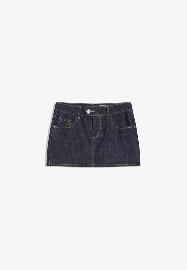 Bershka A-line skirt - royal blue