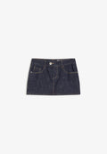 Bershka A-line skirt - royal blue