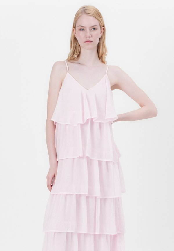VILA VIHARLEY RUFFLE MAXI DRESS