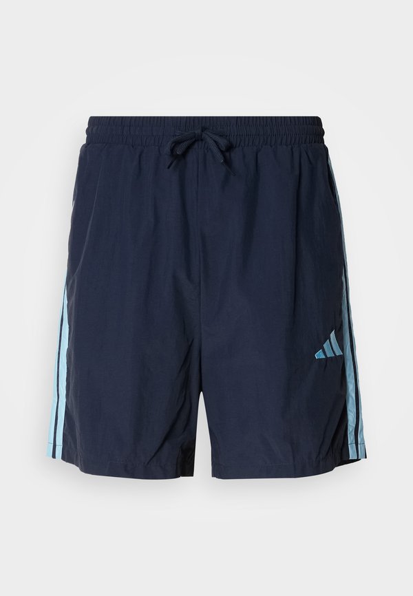 adidas Sportswear ESSENTIALS THREE STRIPES CHELSEA WOVEN - Sports shorts - night navy/icey blue