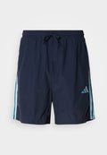 adidas Sportswear ESSENTIALS THREE STRIPES CHELSEA WOVEN - Sports shorts - night navy/icey blue