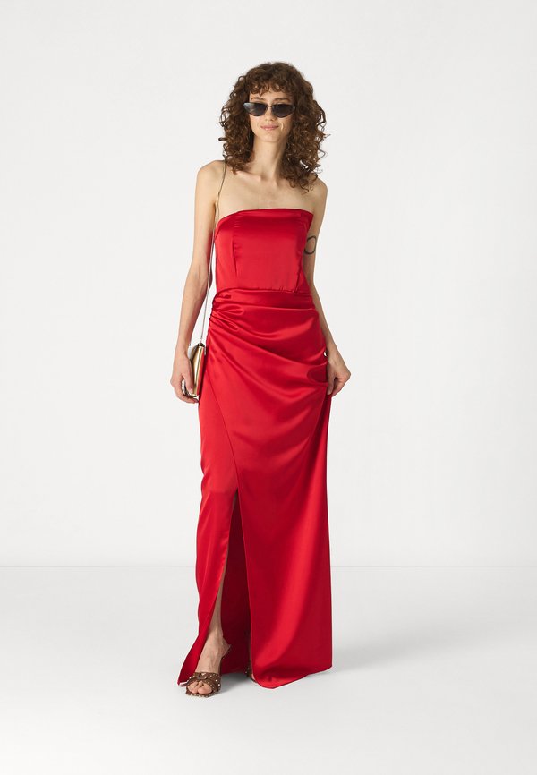 WAL G. WEDDING MELODY ROUCHED MAXI