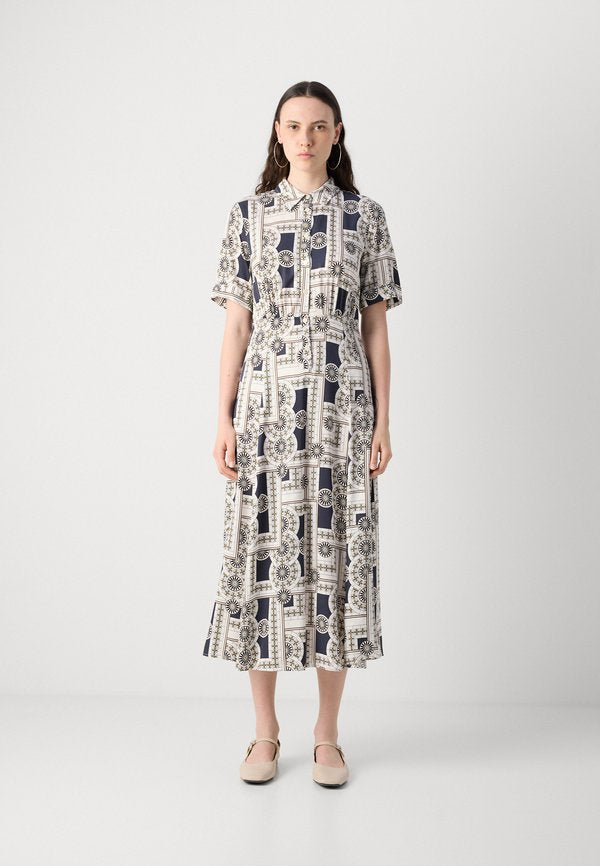Marc O'Polo DRESS SHORT SLEEVES COLLAR BUTTONED PRINTED