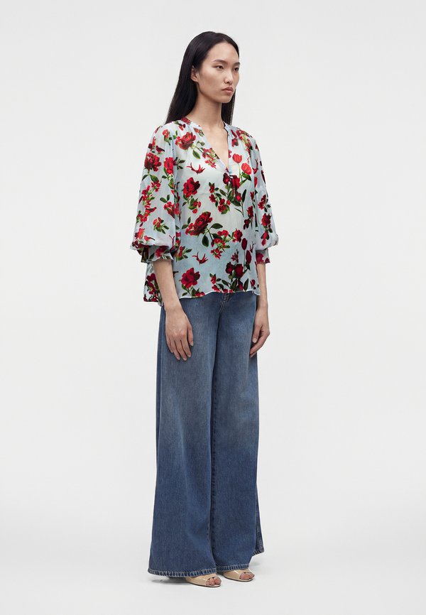 Alice + Olivia MORANNE TIE RUFFLE
