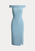 Lauren Ralph Lauren CREPE OFF-THE-SHOULDER COCKTAIL DRESS