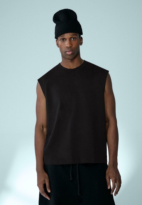 Bershka SLEEVELESS - Top - black