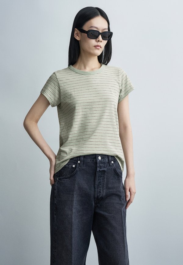rag & bone THE SLUB STRIPED TEE