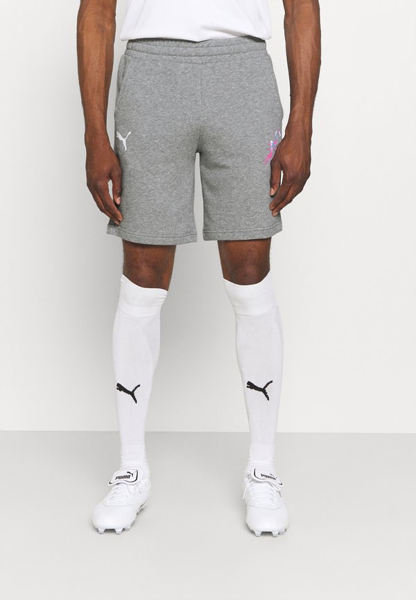 Puma NEYMAR JR CREATIVITY LOGO  - Sports shorts - medium grey heather
