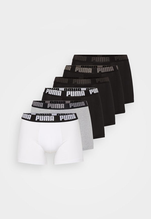 Puma MEN EVERYDAY 6 PACK - Boxer briefs - white/grey/black