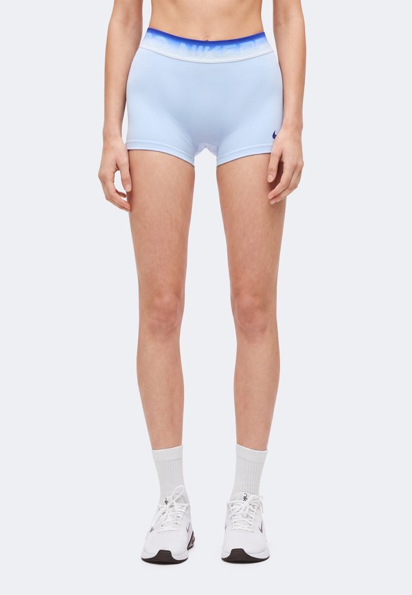 Nike Performance SHORT - Leggings - hydrogen blue/aluminum