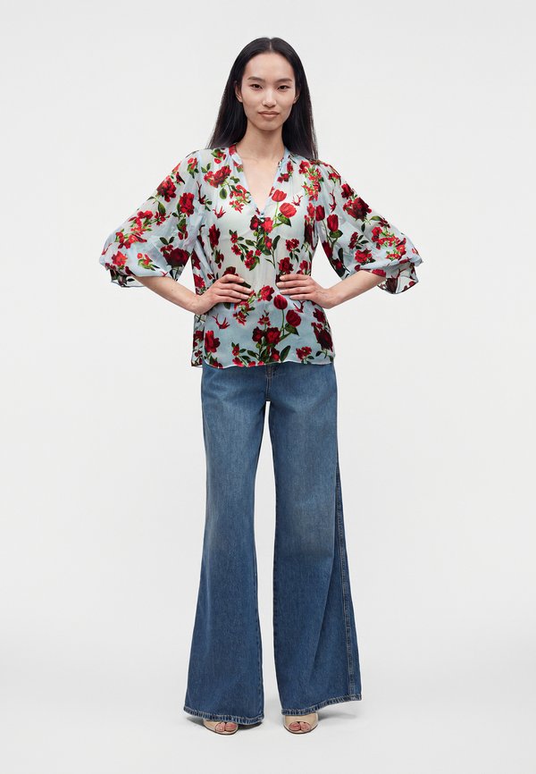 Alice + Olivia MORANNE TIE RUFFLE