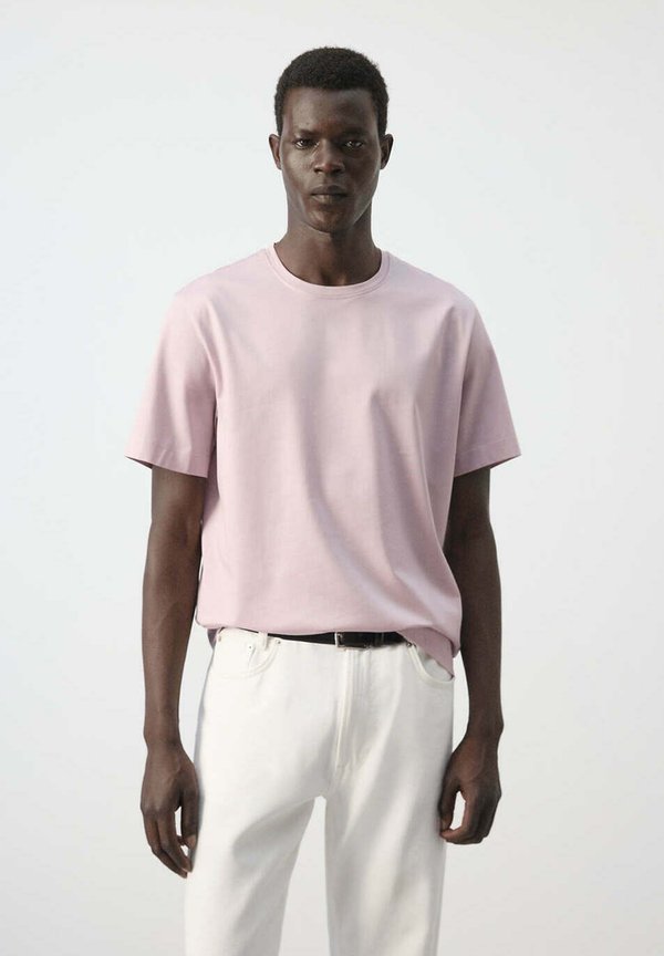 Mango ADULT - Basic T-shirt - pink
