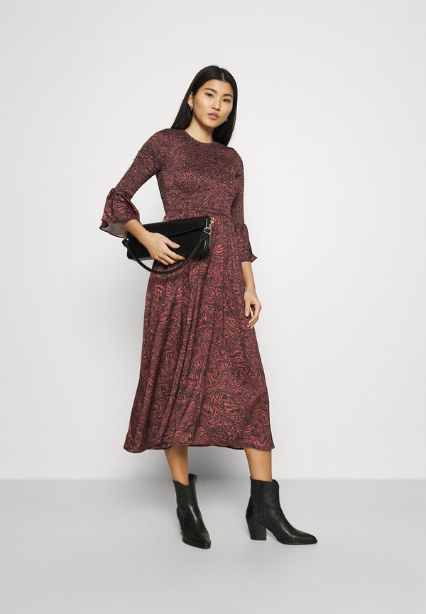 Who What Wear SMOCKED DRESS