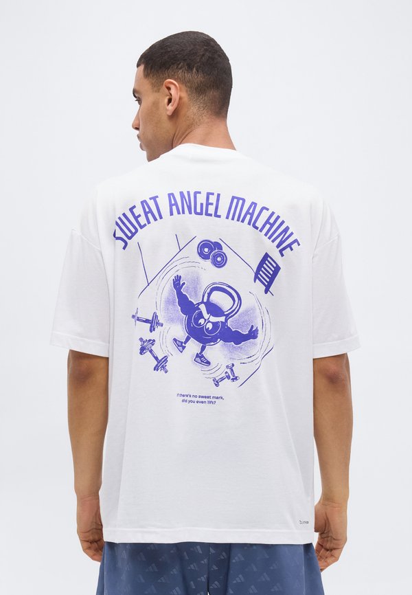 adidas Performance FUN TRAINING GRAPHIC - Sports T-shirt - white