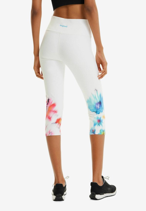 Desigual SPORT FLORAL CROPPED LEGGINGS