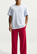 Nike Sportswear CLUB BUNGEE PANT - Tracksuit bottoms - tough red tough red white