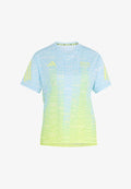 adidas Performance BER26 AOP TEE W - Sports T-shirt - crystal sky/frozen lemon
