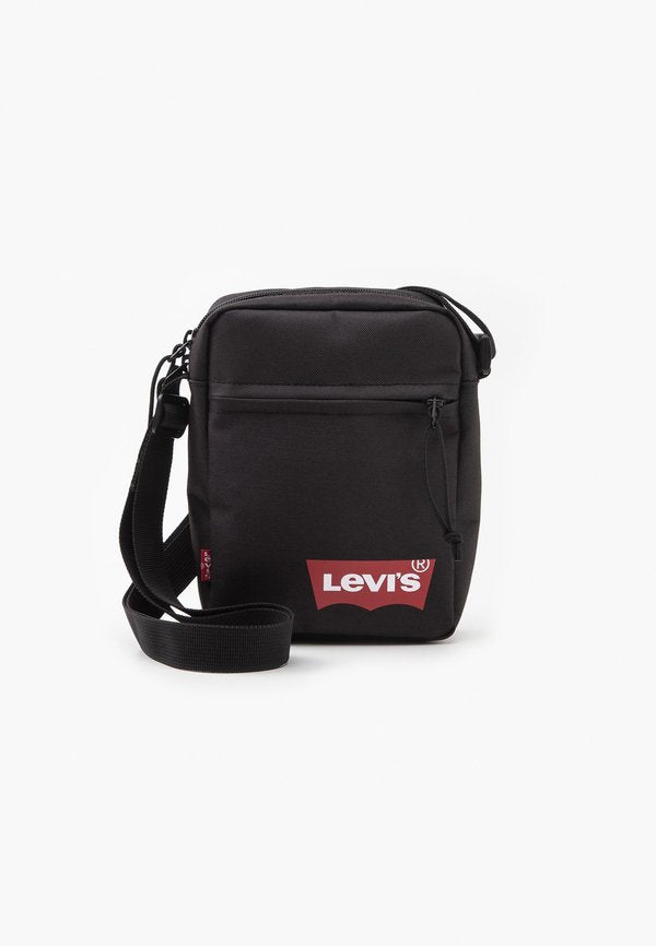 Levi's® MINI CROSSBODY SOLID BATWING UNISEX - Cross body bag - regular black