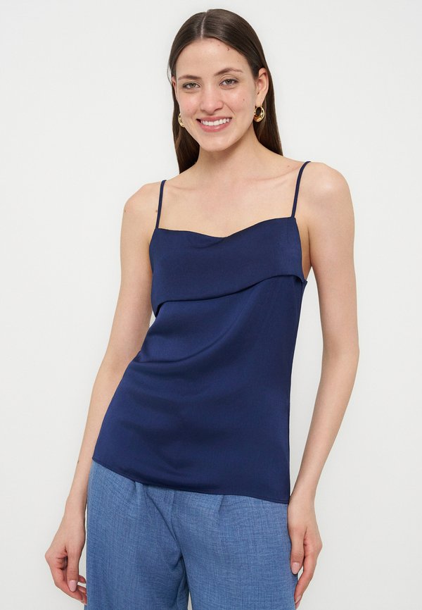 Anna Field by Zalando CAMI WITH SATIN FRONT AND JERSEY BACK
