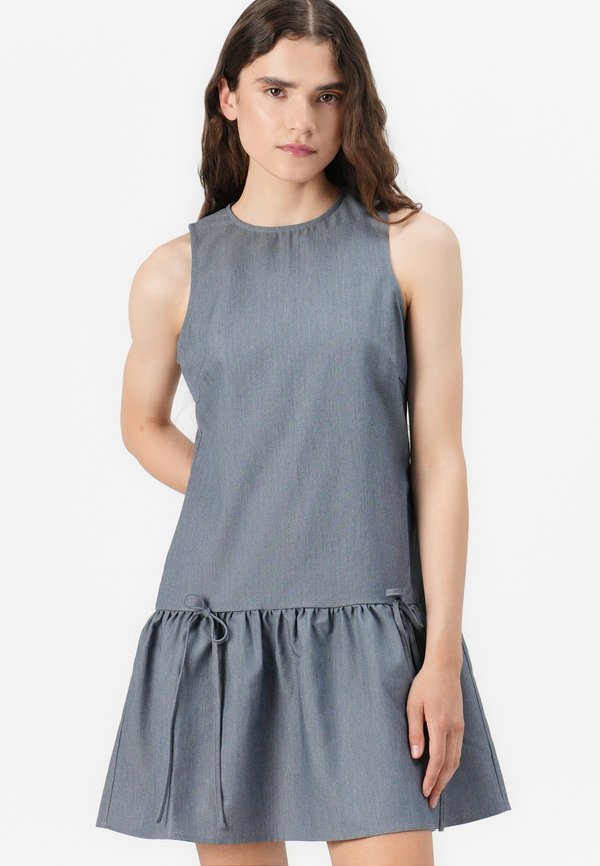 Noisy May NMTILLA O NECK TIE DRESS