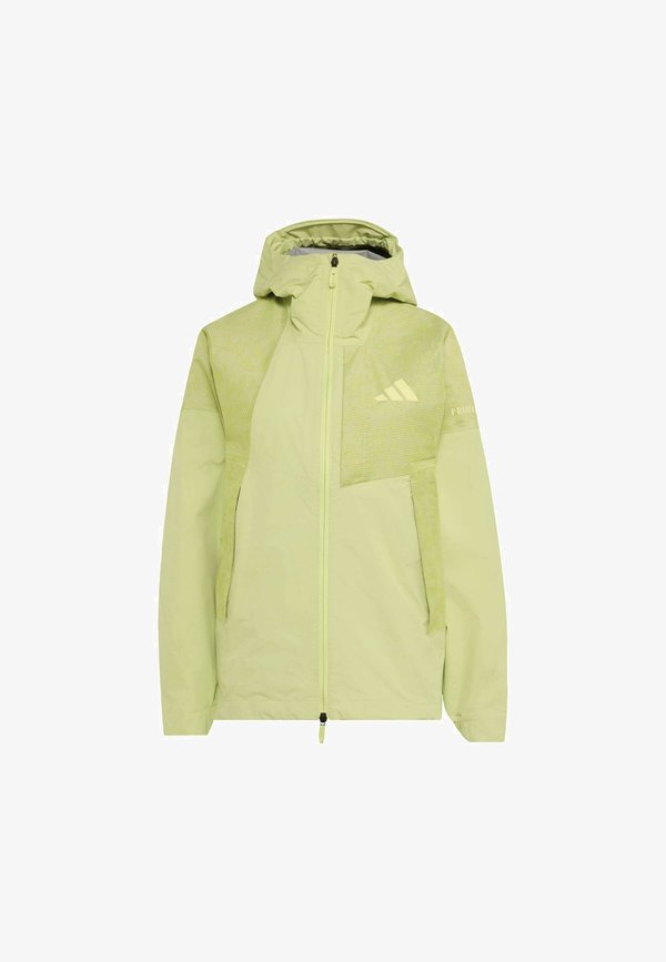 adidas Sportswear TERREX XPERIOR 2.5 LAYER HYBRID PRIMEKNIT CLIMAPROOF JACKET - Waterproof jacket - semi frozen lemon