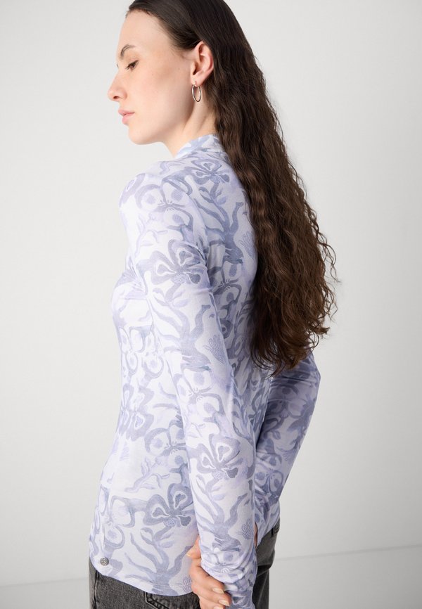 Scotch & Soda ALL OVER PRINTED MOCK NECK LONG SLEEVE