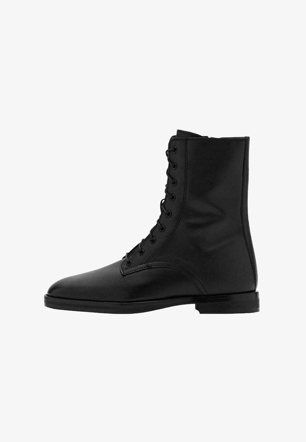 Mango Lace-up ankle boots - black
