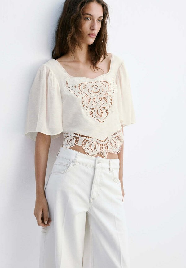 Mango ADULT - Blouse - off-white