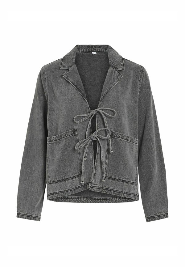VILA Denim VIKIKI Tie front