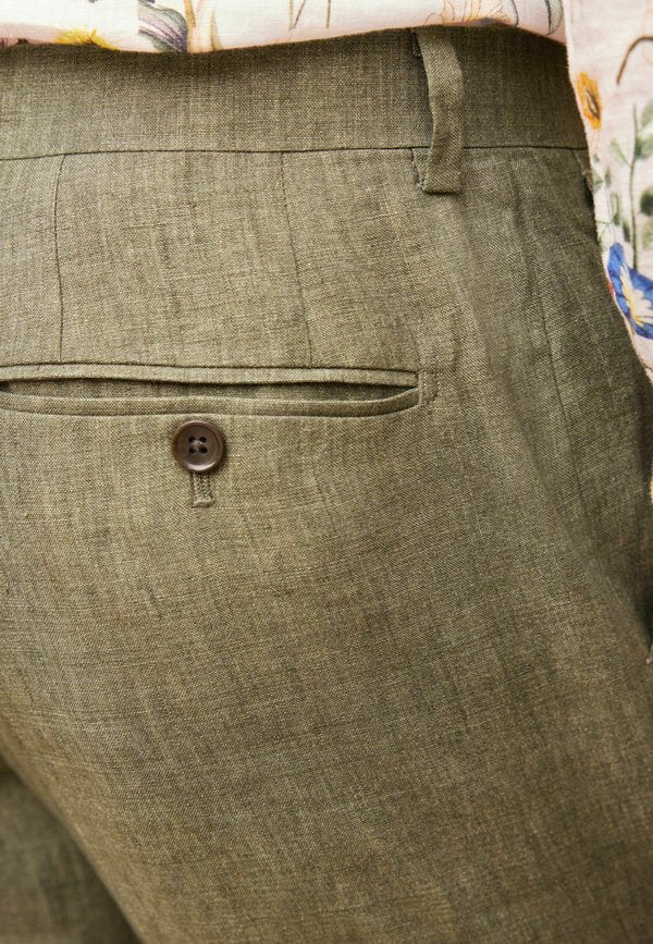 Next ITALIAN LINEN CHINOS SLIM FIT