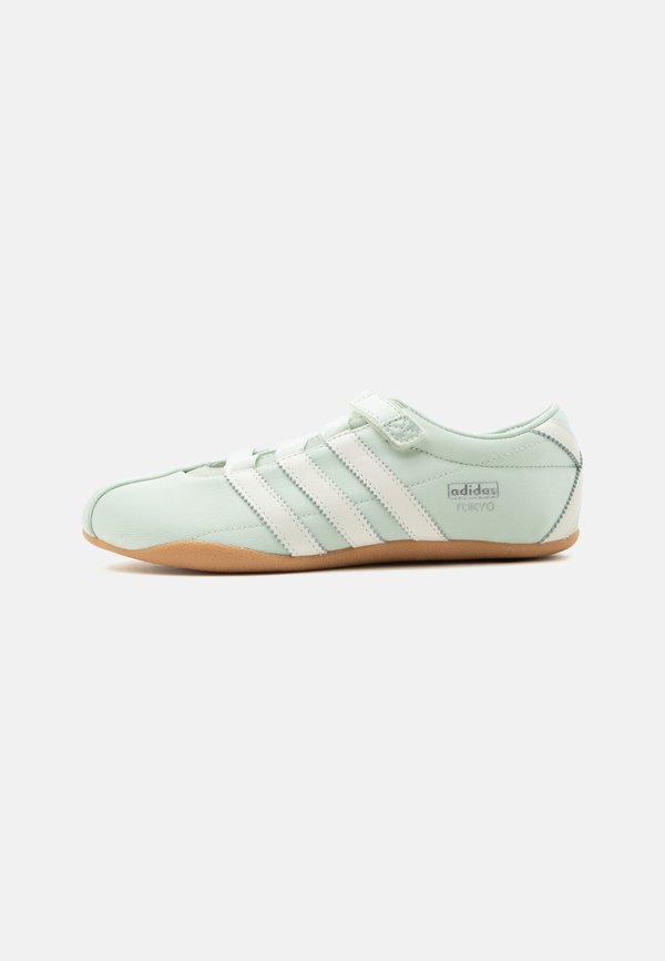 adidas Originals TOKYO MJ - Trainers - linen green/off white/silver-coloured metallic