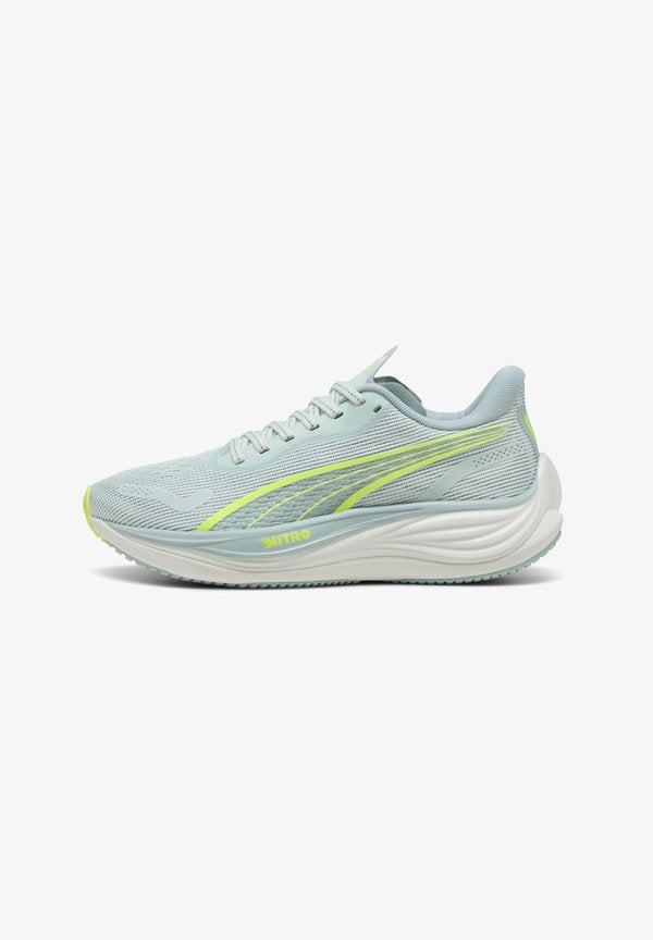 Puma VELOCITY NITRO - Road running shoes - peaceful blue yellow alert