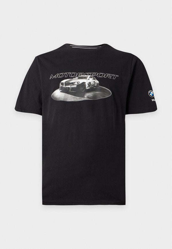 Puma BMW GRAPHIC TEE - Print T-shirt - black