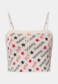 Tommy Jeans EXCLUSIVE TOMMY GIRL STAR SWEATER CAMI TOP