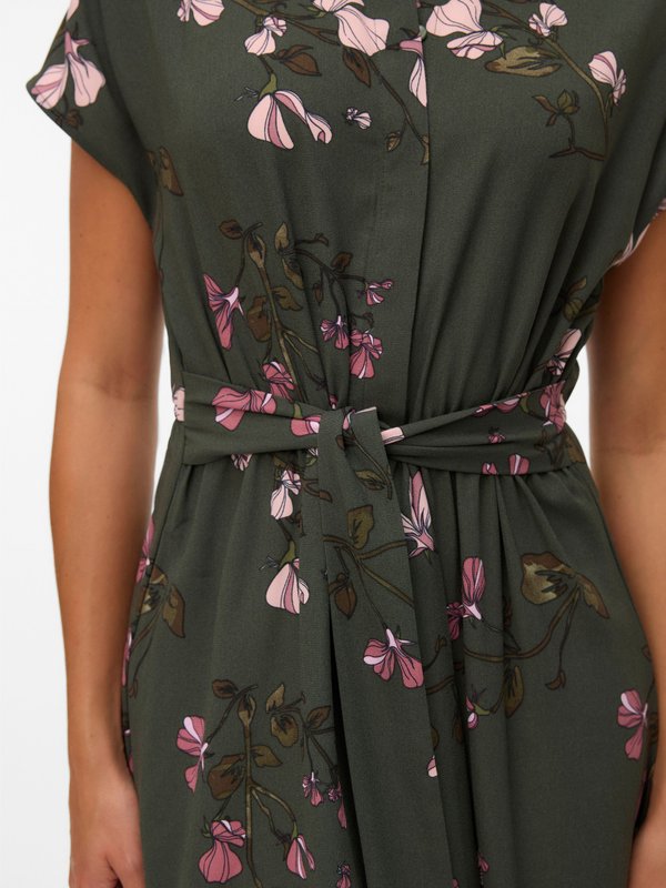 Vero Moda VMNEWHALLIE LONG TIE DRESS