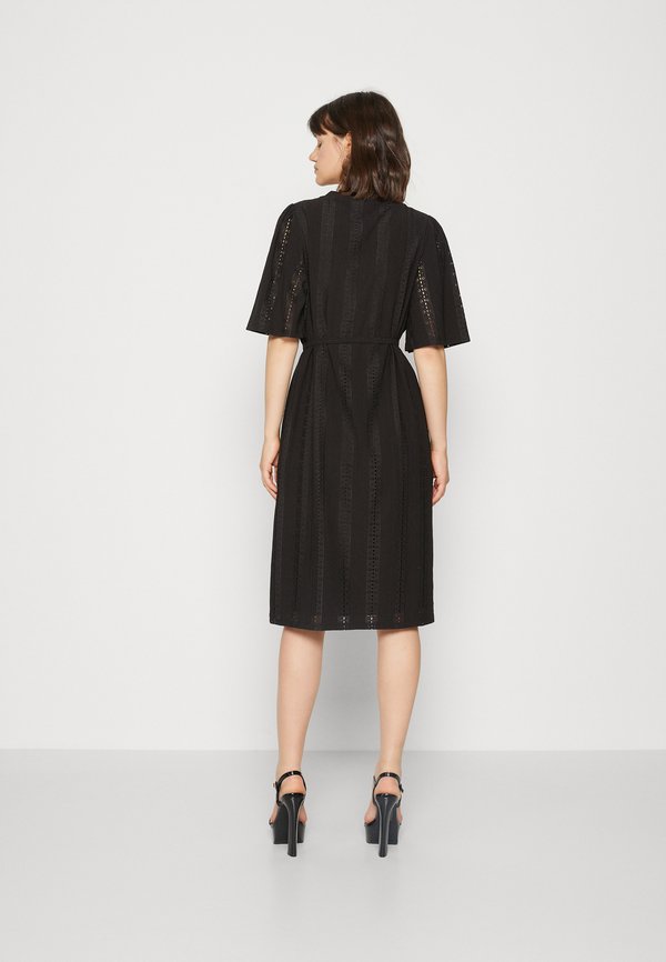 VILA VIAGATHA V-NECK 2/4 KNEE DRESS