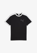 Puma T7 LOVE OF THE CAT RINGER TEE - Print T-shirt - black