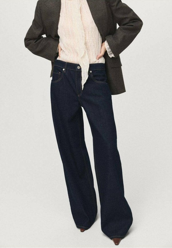 Mango Wide Leg - open blue