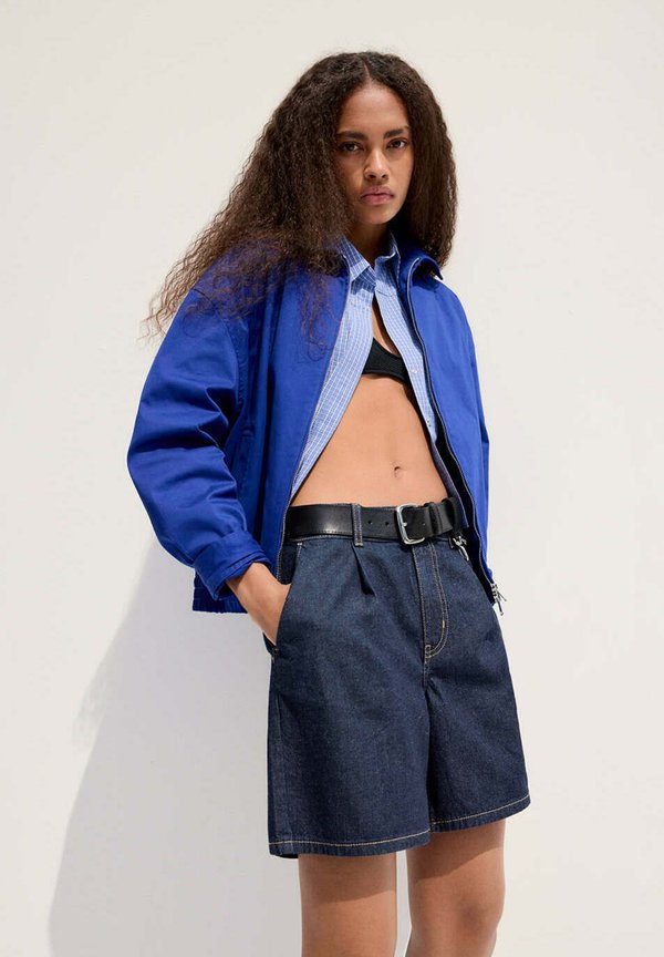 Mango ADULT - Denim shorts - blue