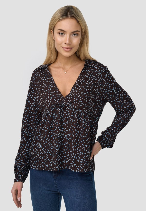 Re.draft PRINTED V-NECK ZIC ZAC