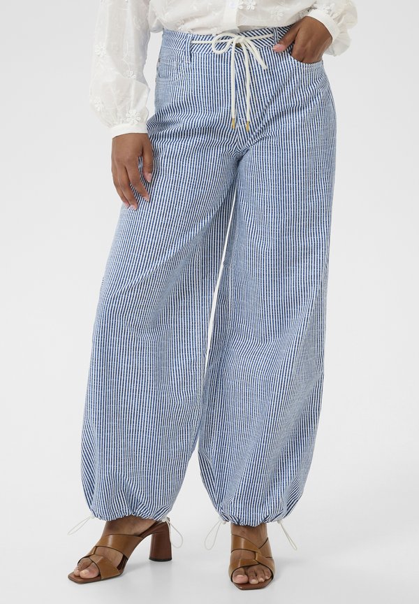 Cream CRBERTA LOOSE TWILL RELAXED FIT