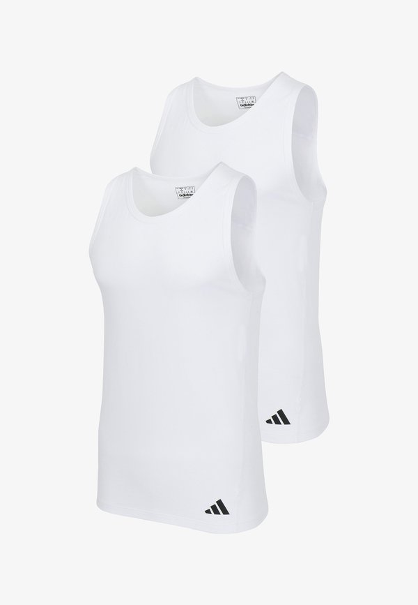 adidas Sportswear ERGONOMIC TANK 2PK - Undershirt - white