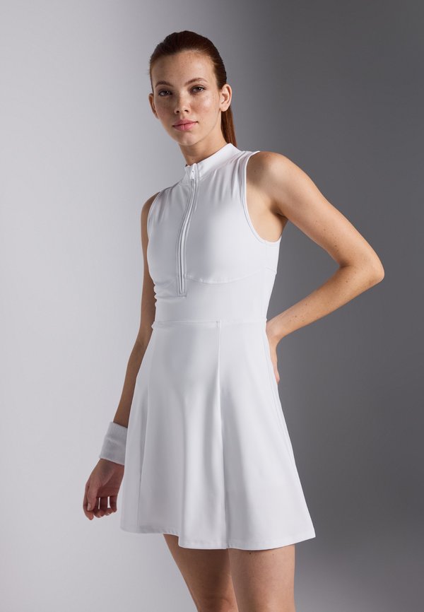 Even&Odd active by Zalando TENNIS DRESS WITH ZIP FRONT AND BUILT IN SHORTS WITH POCKET